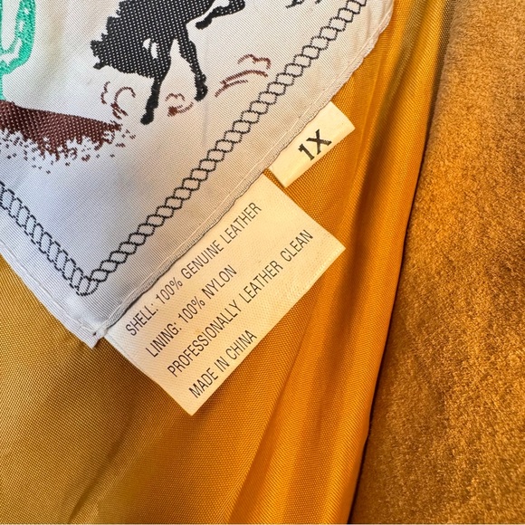 Vintage Desperado Suede Fringe‎ Beaded Jacket – Western Boho Style Size 1 X - Picture 3 of 16